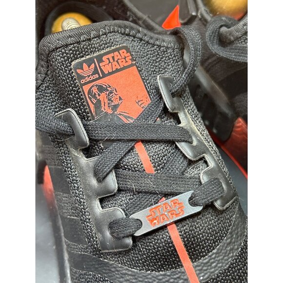 Adidas Star Wars NMD_R1 Mens Sneakers Size 8 Black/Red Darth Vader Edition - Picture 4 of 9